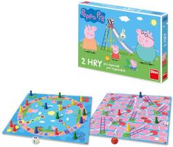 Dino Hra 2v1 Peppa Pig Člověče, nezlob se! + Žebříky a skluzavky (společenská hra)