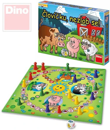 Dino Hra Človíčku nezlob se! obrázková kostka (společenská hra) Dino Hra Človíčku nezlob se! obrázková kostka (společenská hra)