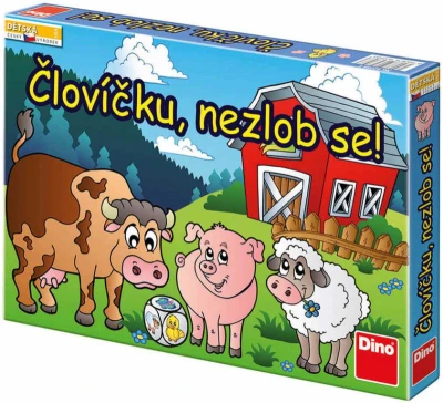 Dino Hra Človíčku nezlob se! obrázková kostka (společenská hra)