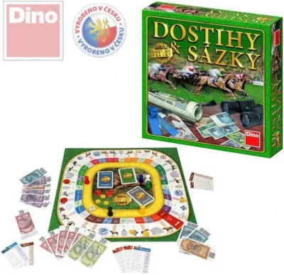 Dino HRA Dostihy a Sázky (společenská hra)
