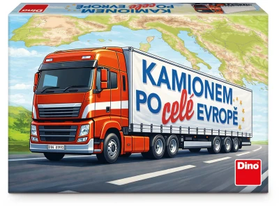 Dino Hra Kamionem po celé Evropě desková (společenská hra)