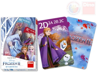 Dino Hra karetní Kvarteto Frozen II (Ledové Království) (společenská hra) Dino Hra karetní Kvarteto Frozen II (Ledové Království) (společenská hra)