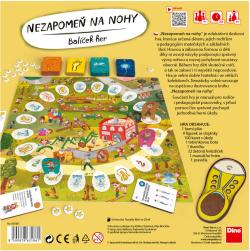 Dino Hra Nezapomeň na nohy (společenská hra)