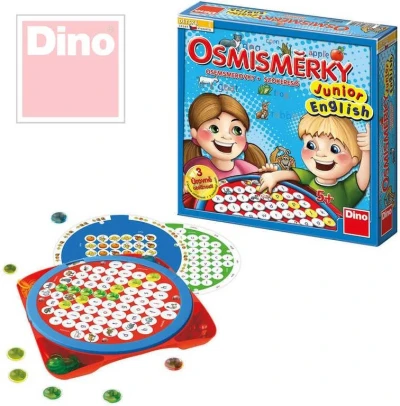 Dino Hra osmisměrky junior english CZ (společenská hra) Dino Hra osmisměrky junior english CZ (společenská hra)