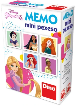 Dino HRA Pexeso Disney III. mini 12 dvojic 4 druhy (společenská hra)