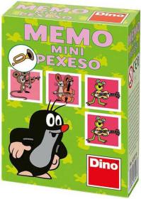 Dino Hra pexeso memo mini Krtek (Krteček) 4 druhy (společenská hra)
