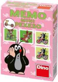 Dino Hra pexeso memo mini Krtek (Krteček) 4 druhy (společenská hra)
