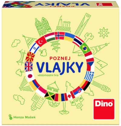 Dino Hra Poznej vlajky cestovní (společenská hra) Dino Hra Poznej vlajky cestovní (společenská hra)