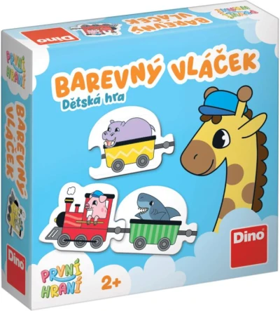 Dino HRA První hraní: Barevný vláček baby (společenská hra) Dino HRA První hraní: Barevný vláček baby (společenská hra)