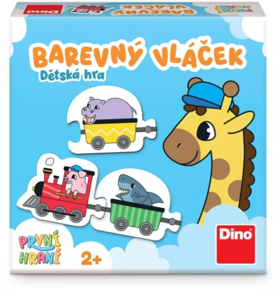 Dino HRA První hraní: Barevný vláček baby (společenská hra)