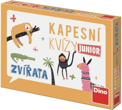 Dino Kapesní kvízy Junior Zvířata 106 otázek Dino Kapesní kvízy Junior Zvířata 106 otázek