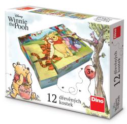 Dino Kubus Medvídek PÚ obrázkové kostky set 12ks Dino Kubus Medvídek PÚ obrázkové kostky set 12ks