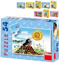 Dino Minipuzzle 54 dílků Krtek (Krteček) 20x13cm 8 druhů skládačka