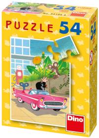 Dino Minipuzzle 54 dílků Krtek (Krteček) 20x13cm 8 druhů skládačka