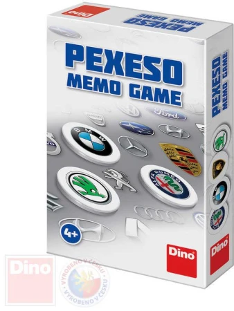 Dino Pexeso kulaté značky aut (společenská hra) Dino Pexeso kulaté značky aut (společenská hra)