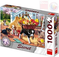 Dino Puzzle 1000 dílků Štěňata skrytá tajemství 66x47cm skládačka v krabici Dino Puzzle 1000 dílků Štěňata skrytá tajemství 66x47cm skládačka v krabici