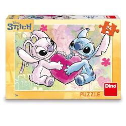 Dino Puzzle 24 Stitch: love story 24 dílků