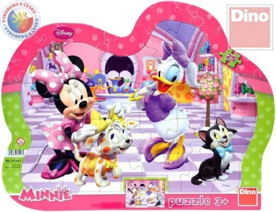 Dino Puzzle 25 dílků Minnie a mazlíčci Dino Puzzle 25 dílků Minnie a mazlíčci