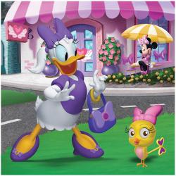 Dino Puzzle 3x55 dílků Disney Den s Minnie Mouse skládačka 18x18cm 3v1