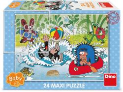 Dino Puzzle baby maxi 24 dílků Krtek ve vodě (Krteček) 66x47cm skládačka