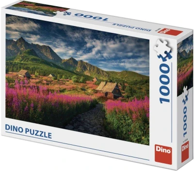 Dino Puzzle Gaseinicova dolina 66x47cm foto skládačka 1000 dílků v krabici Dino Puzzle Gaseinicova dolina 66x47cm foto skládačka 1000 dílků v krabici