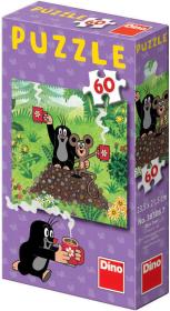 Dino Puzzle Jak Krtek uzdravil myšku (Krteček) 24x22cm set 60 dílků 6 druhů