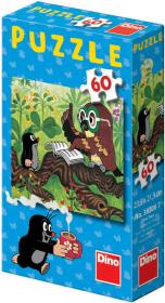 Dino Puzzle Jak Krtek uzdravil myšku (Krteček) 24x22cm set 60 dílků 6 druhů