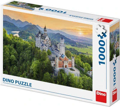 Dino Puzzle Jarní Neuschwanstein 66x47cm foto skládačka 1000 dílků Dino Puzzle Jarní Neuschwanstein 66x47cm foto skládačka 1000 dílků