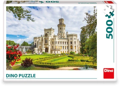 Dino Puzzle Malebná Hluboká 47x33cm skládačka 500 dílků v krabici