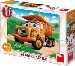 Dino Puzzle Maxi Auto Tatra na louce 24 dílků 66x47cm skládačka Dino Puzzle Maxi Auto Tatra na louce 24 dílků 66x47cm skládačka