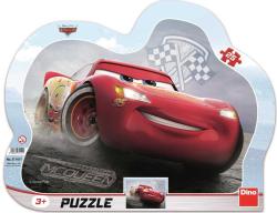 Dino Puzzle obrysové deskové 25 dílků Blesk McQueen Auta 3 (Cars) 30x23cm