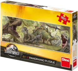 Dino Puzzle panoramatické 150 dílků Jurský Svět 66x23cm skládačka Dino Puzzle panoramatické 150 dílků Jurský Svět 66x23cm skládačka