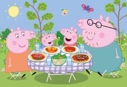 Dino Puzzle Peppa Pig Na dovolené 2x48 dílků 26x18cm skládačka