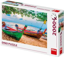 Dino Puzzle Rybářské loďky 97x69cm foto skládačka 2000 dílků Dino Puzzle Rybářské loďky 97x69cm foto skládačka 2000 dílků