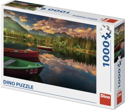 Dino Puzzle Štrbské pleso 66x47cm foto skládačka 1000 dílků v krabici Dino Puzzle Štrbské pleso 66x47cm foto skládačka 1000 dílků v krabici