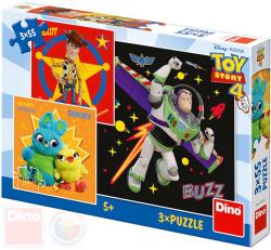 Dino Puzzle Toy Story (Příběh hraček) 18x18cm skládačka 3x55 dílků Dino Puzzle Toy Story (Příběh hraček) 18x18cm skládačka 3x55 dílků
