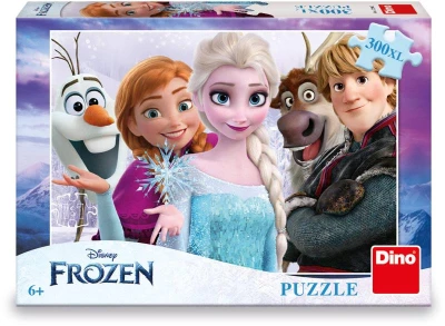 Dino Puzzle XL Frozen Dobrodružství 300 dílků 47x33cm skládačka