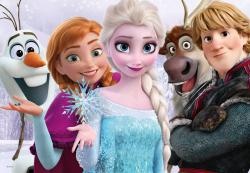 Dino Puzzle XL Frozen Dobrodružství 300 dílků 47x33cm skládačka