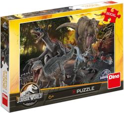 Dino Puzzle XL Jurský svět (Jurassic World) 47x33cm skládačka 300 dílků