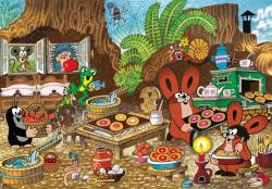 Dino Puzzle XL Krtek v kuchyni (Krteček) 100 dílků 47x33cm skládačka v krabici
