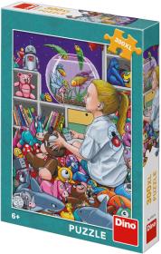 Dino Puzzle XL Pro Anežku 300 dílků 33x47cm skládačka Dino Puzzle XL Pro Anežku 300 dílků 33x47cm skládačka