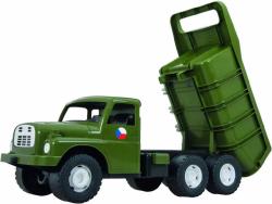 Dino Tatra auto nákladní T148 khaki vojenské SKLÁPĚCÍ KORBA na písek