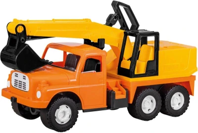 Dino Tatra auto žluto-oranžové T148 Bagr 72cm na písek plast Dino Tatra auto žluto-oranžové T148 Bagr 72cm na písek plast