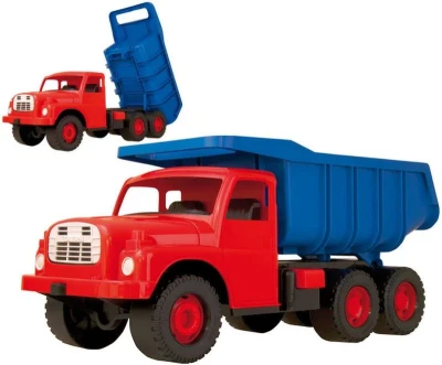 Dino Tatra T148 klasické nákladní auto na písek 73cm modročervené sklápěcí korba Dino Tatra T148 klasické nákladní auto na písek 73cm modročervené sklápěcí korba
