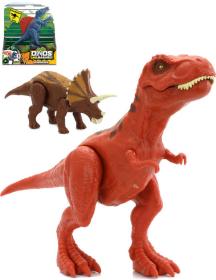 Dinosaurus interaktivní pravěký ještěr na baterie plast Zvuk 4 druhy Dinosaurus interaktivní pravěký ještěr na baterie plast Zvuk 4 druhy