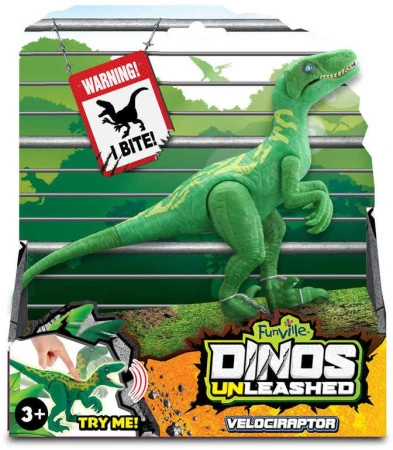 Dinosaurus interaktivní pravěký ještěr na baterie plast Zvuk 4 druhy