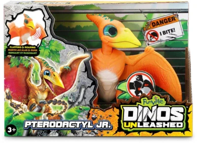 Dinosaurus interaktivní Pterodactyl ptakoještěr mává křídly na baterie plast Zvuk