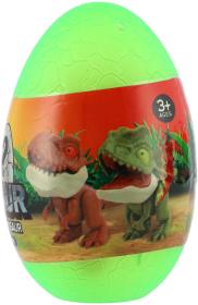 Dinosaurus kousací na prst s překvapením ve vajíčku různé druhy