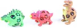 Dinosaurus strečový mačkací míček 5-9cm antistresový bublinový mění barvy