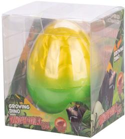 Dinosaurus ve vejci ve vodě líhnoucí a rostoucí s drahokamem 2 barvy